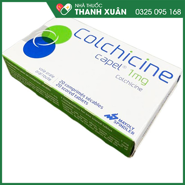 Thuốc Colchicine Capel 1mg - giải pháp cho người bị Gout.
